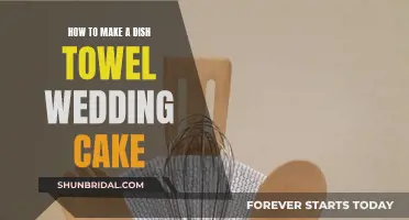 Creative Dish Towel Wedding Cake: A Step-by-Step Guide