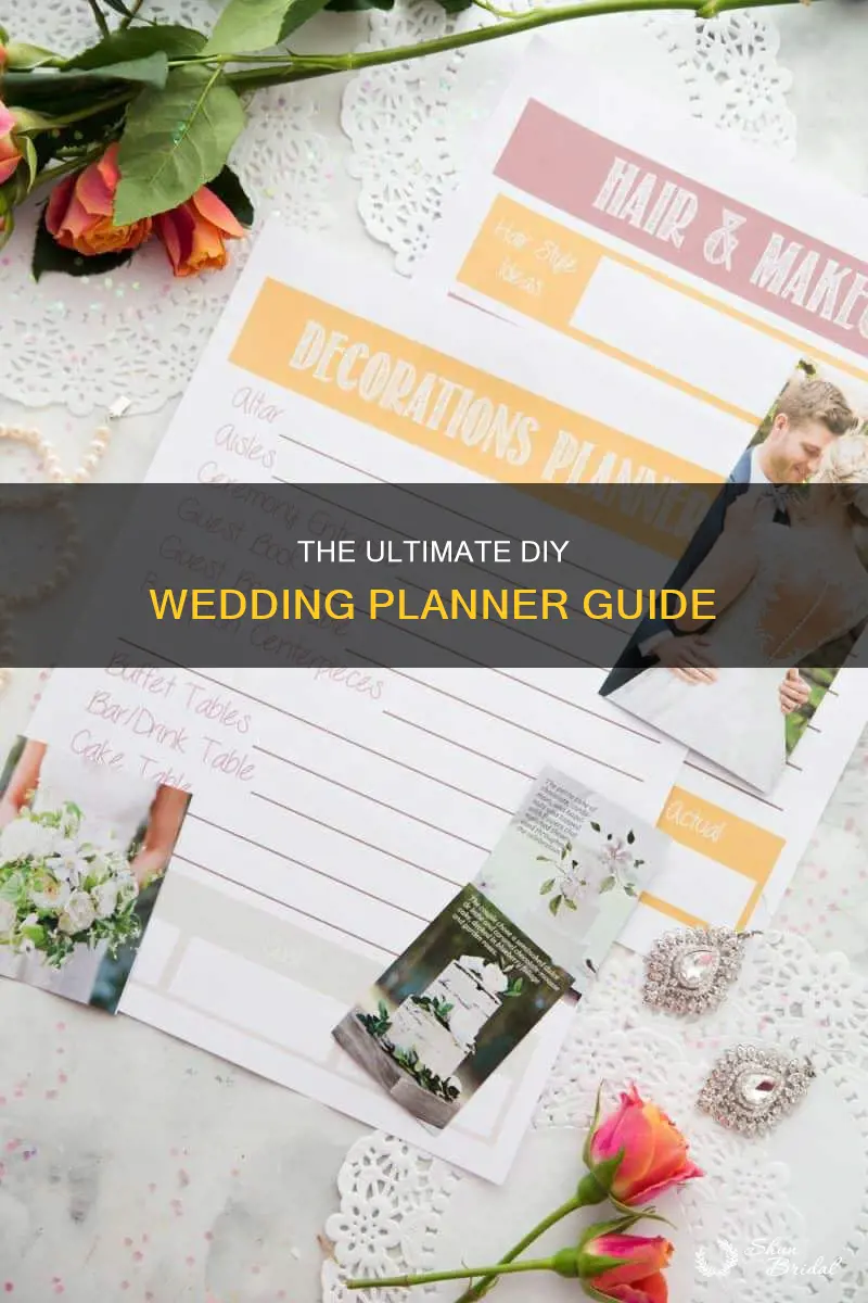 how to make a diy wedding planner