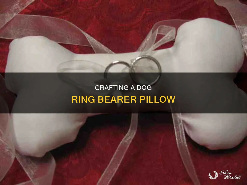 how to make a dog ring bearer pillow