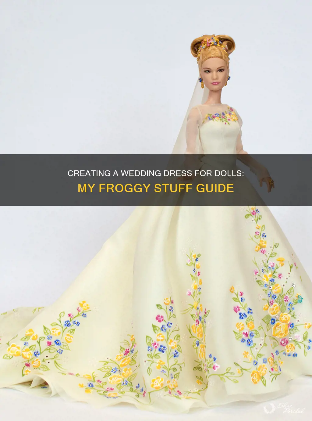 how to make a doll wedding dress my froggy stuff