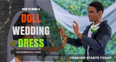 Designing a Wedding Dress for Your Doll