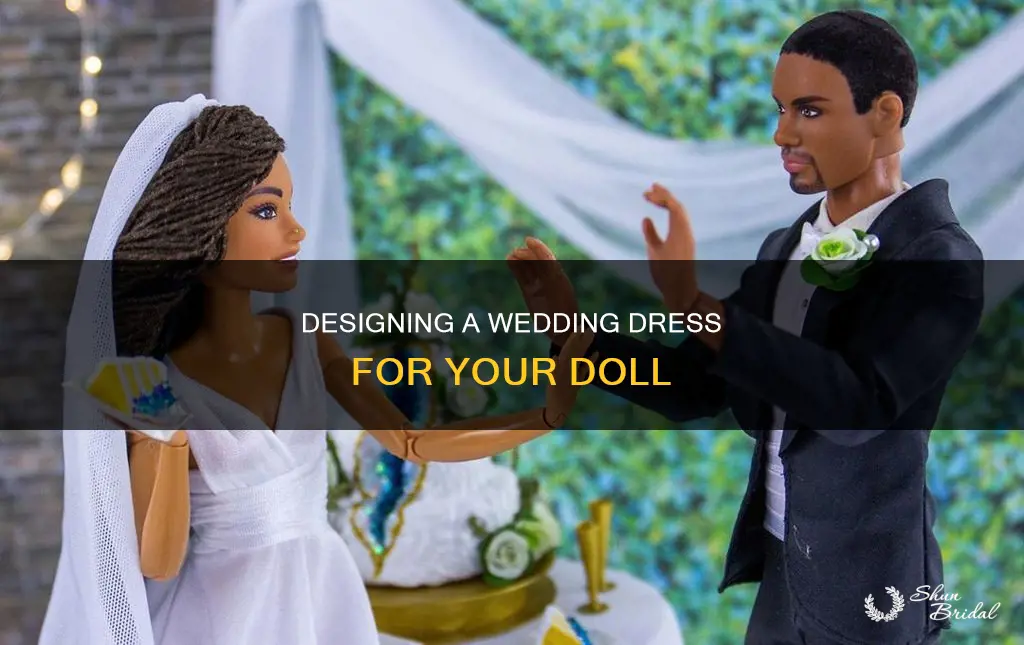 how to make a doll wedding dress