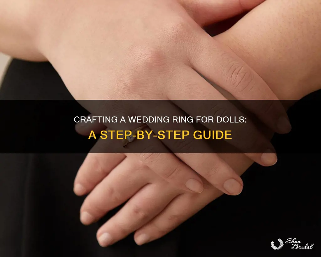 how to make a doll wedding ring