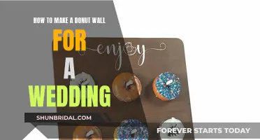 Creating a Donut Wall: A Unique Wedding Display