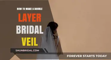 Crafting Elegance: A Step-by-Step Guide to Making a Double Layer Bridal Veil