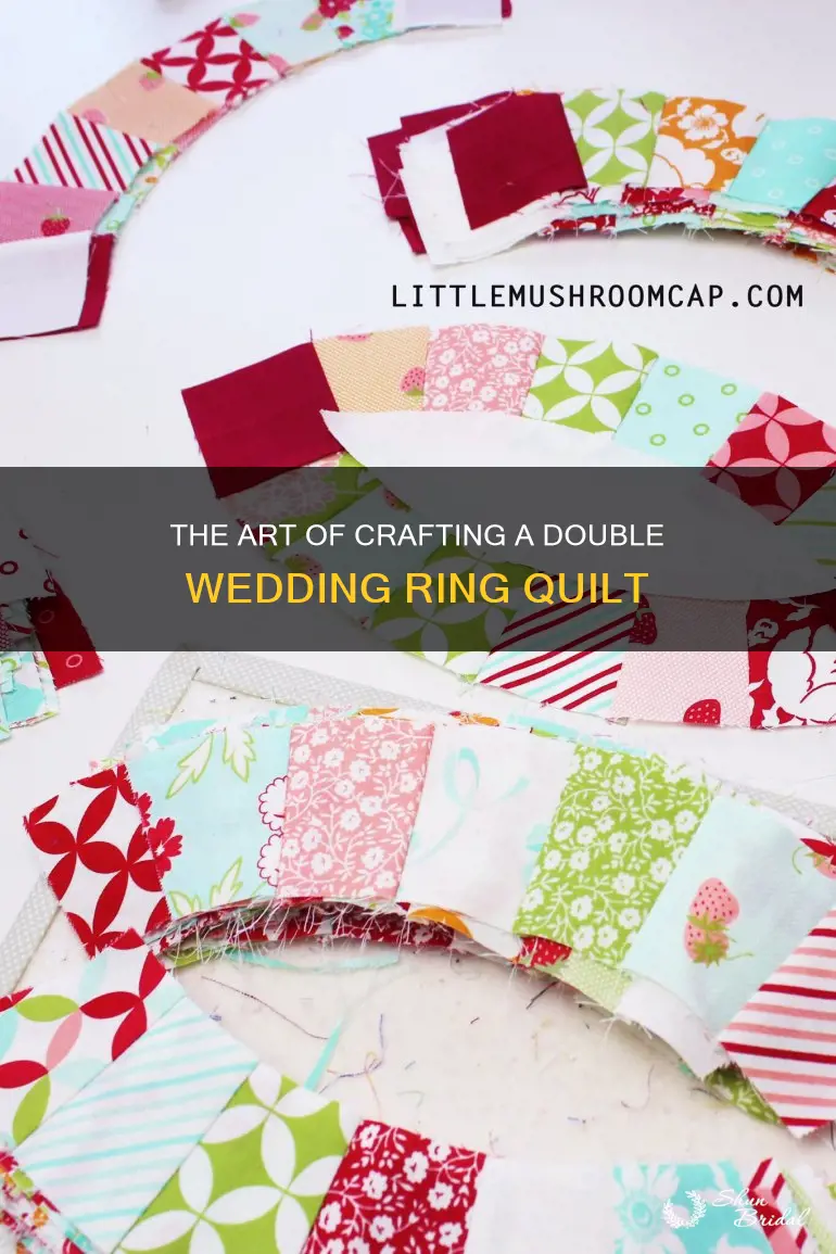 how to make a double wedding ring quilt