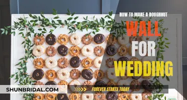 Creating a Doughnut Wall: A Unique Wedding Display