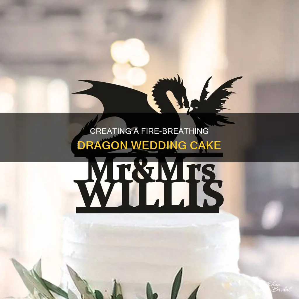 how to make a dragon wedding cake