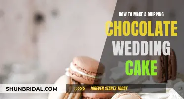 Creating a Decadent Dripping Chocolate Wedding Cake