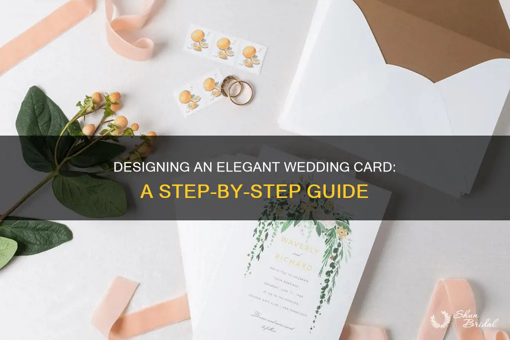 how to make a elegant wedding card