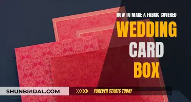 Fabric-Covered Wedding Card Box: DIY Guide