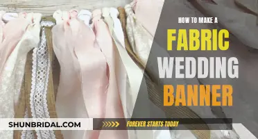 Fabric Wedding Banner: DIY Guide for Couples