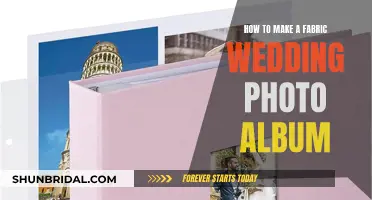 Creating a Fabric-Covered Wedding Photo Album