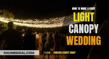 Create a Magical Fairy Light Canopy for Your Wedding