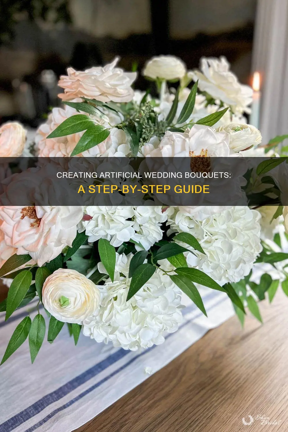 how to make a fake flower bouqet for wedding