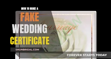 Creating a Mock Wedding Certificate: A Step-by-Step Guide