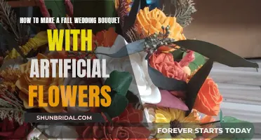 Creating a Vibrant Fall Wedding Bouquet with Artificial Flowers