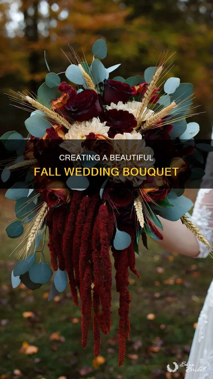 how to make a fall wedding bouquet