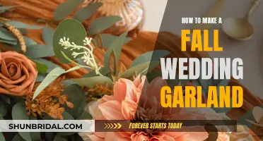 Crafting a Cozy Fall Wedding Garland