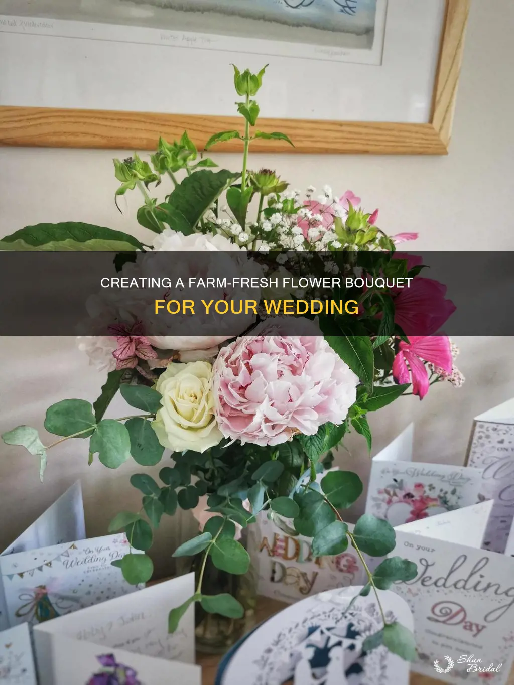 how to make a farm flower wedding bouquet