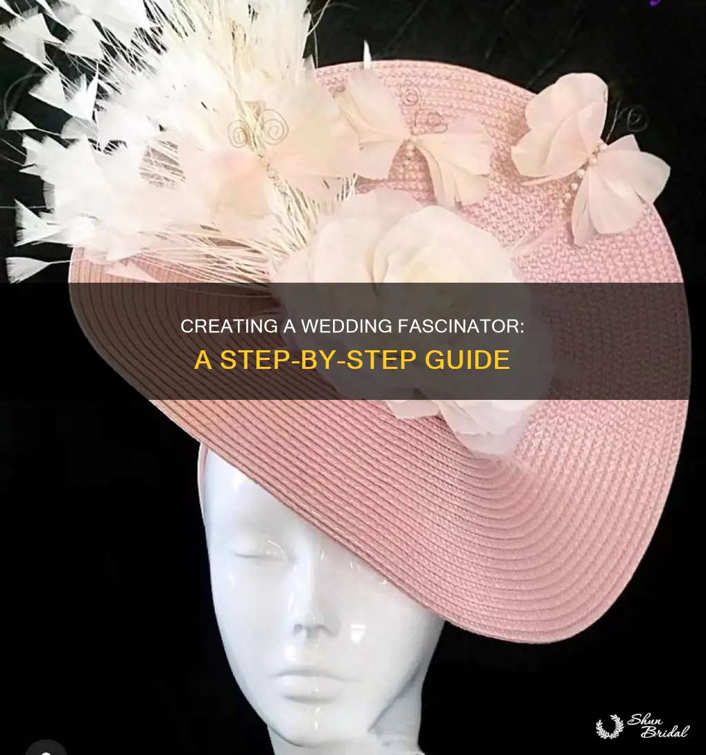 how to make a fascinator wedding