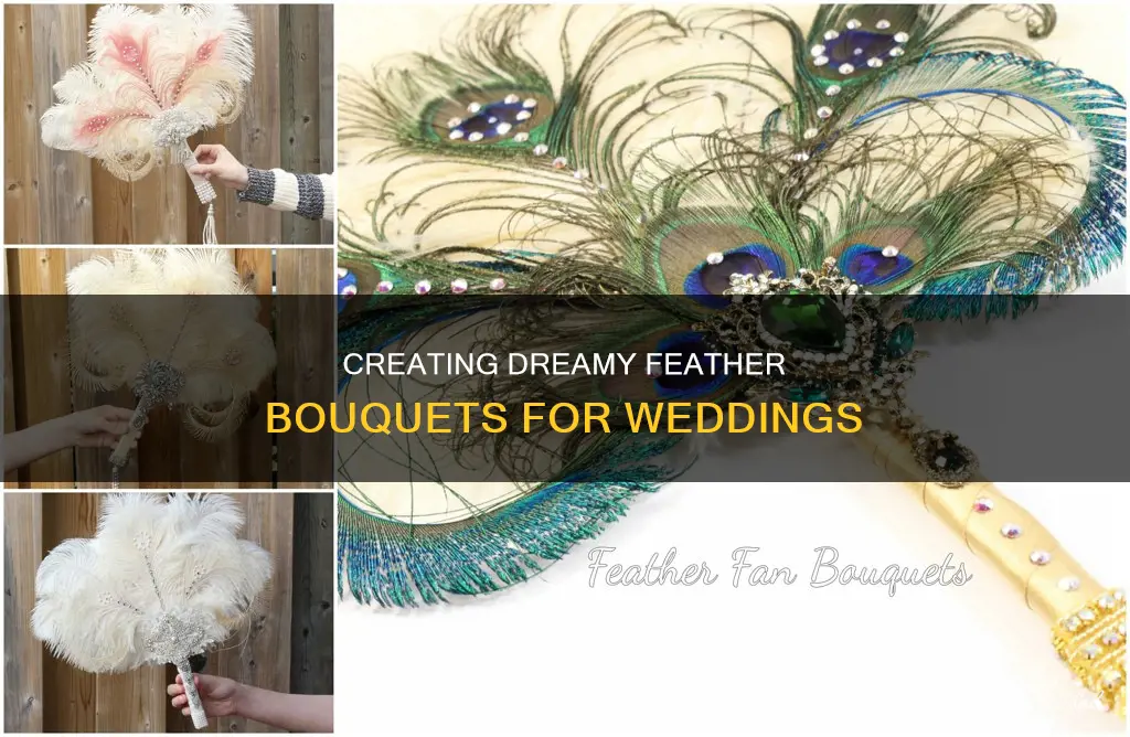 how to make a feather bouquet wedding