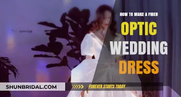 Create a Glowing Wedding Dress with Fiber Optics