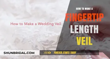 Crafting a Fingertip Length Veil: DIY Guide for Brides