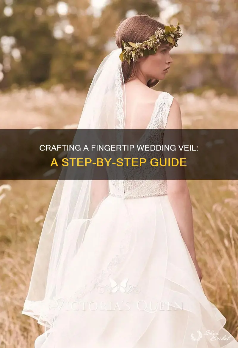 how to make a fingertip wedding veil