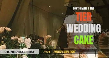 Creating a Five-Tier Wedding Cake: A Step-by-Step Guide