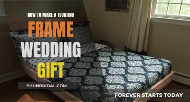 Crafting a Floating Frame: The Perfect Wedding Gift