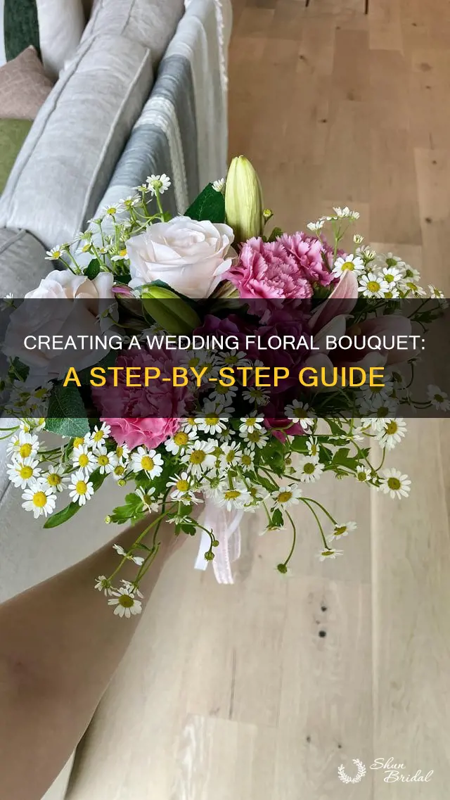 how to make a floral bouquet for a wedding