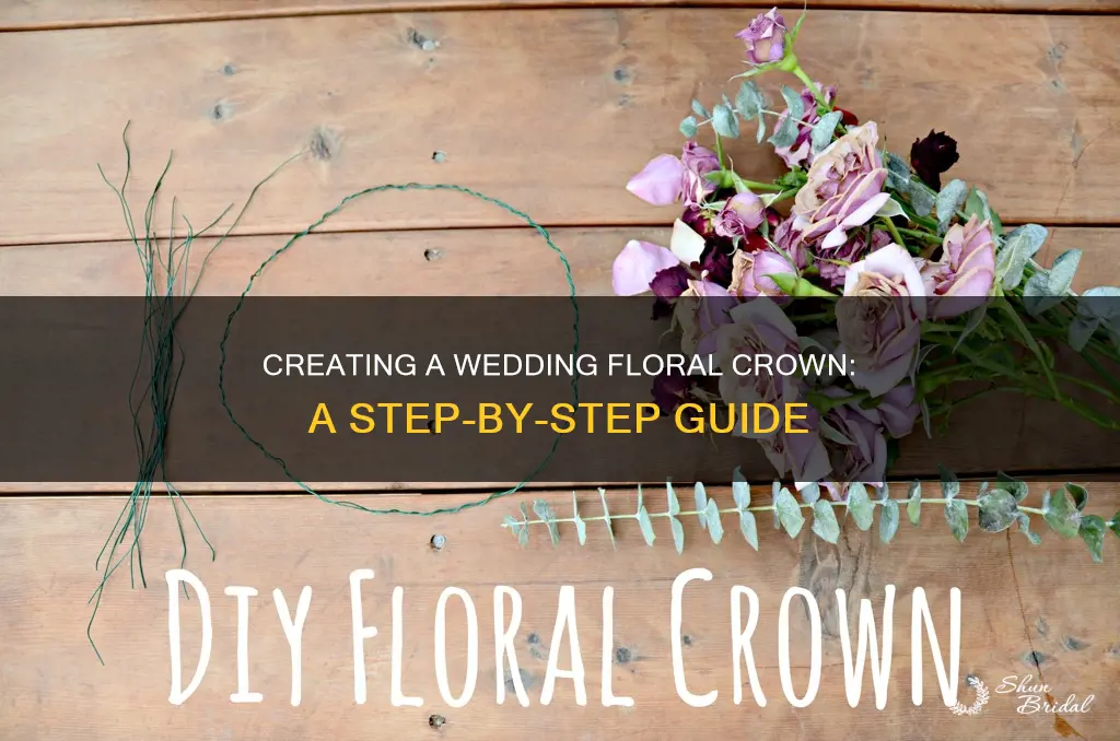 how to make a floral crown for wedding