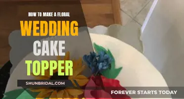 Creating a Floral Wedding Cake Topper: A Step-by-Step Guide