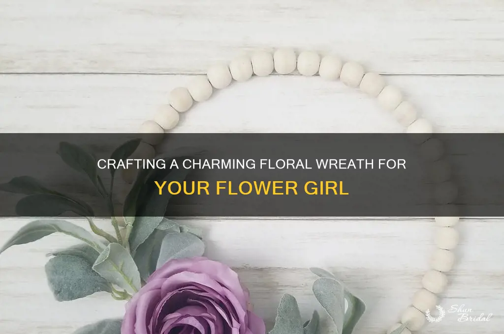how to make a floral wreath for flower girl
