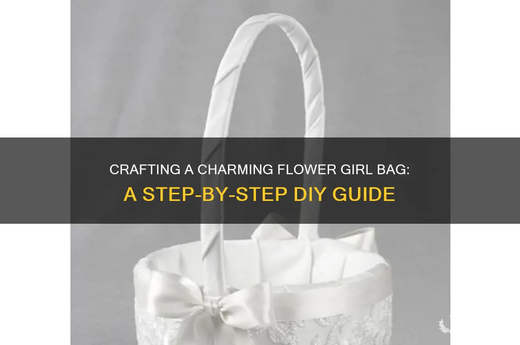 how to make a flower girl bag