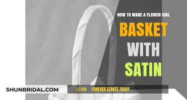 Crafting a Satin Flower Girl Basket: A DIY Guide