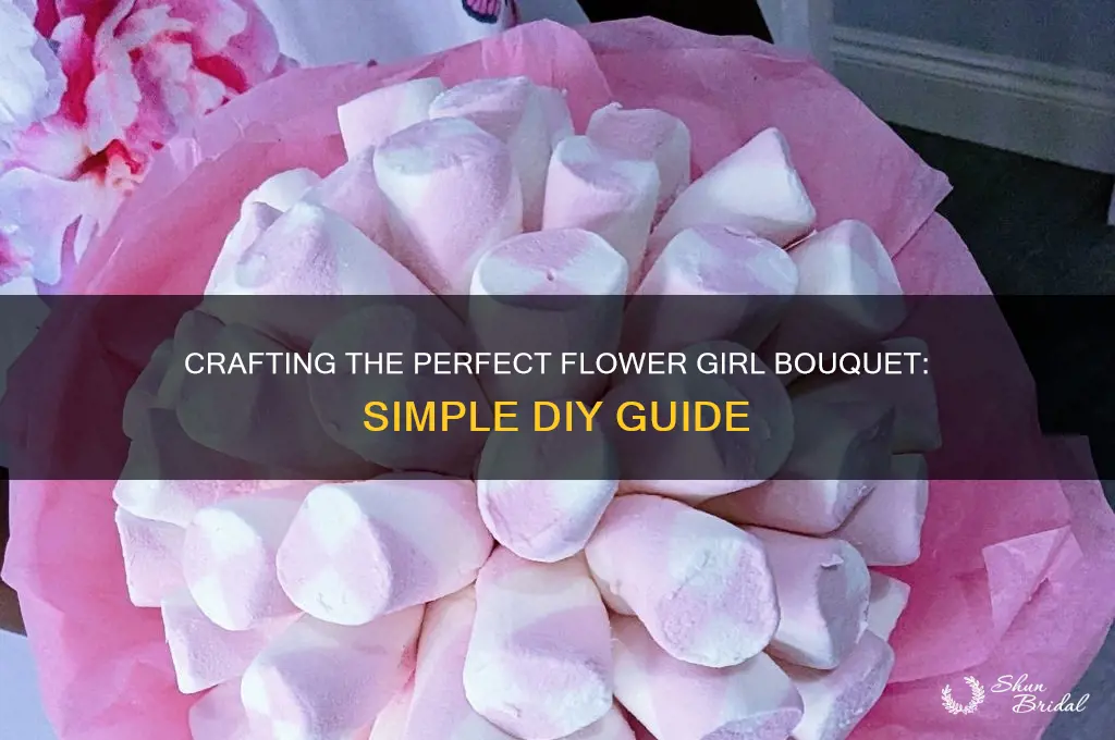 how to make a flower girl bouquet