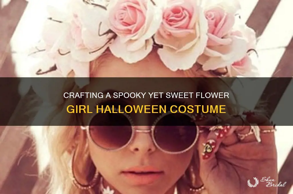 how to make a flower girl halloween costume