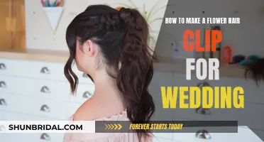 Creating Wedding Flower Hair Clips: A Simple Guide