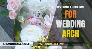 Creating a Wedding Arch Flower Swag for Your Big Day