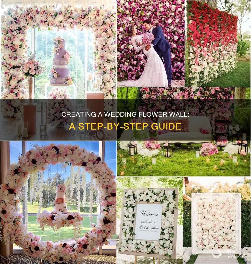 how to make a flower wall for a wedding