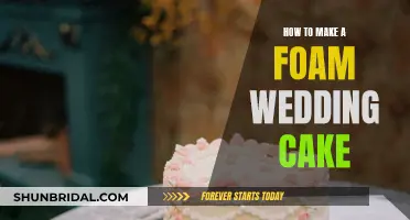 Creating a Dreamy Foam Wedding Cake