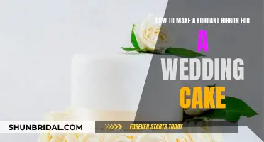 Creating Fondant Ribbons for Wedding Cakes: A Step-by-Step Guide