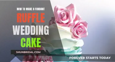 Creating a Fondant Ruffle Wedding Cake: A Step-by-Step Guide