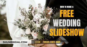 Create a Wedding Slideshow, Absolutely Free and Easy