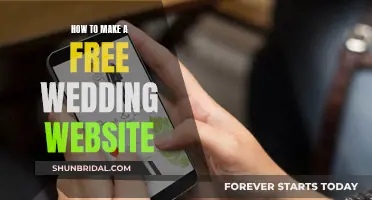 Creating a Wedding Website: Free and Easy Steps