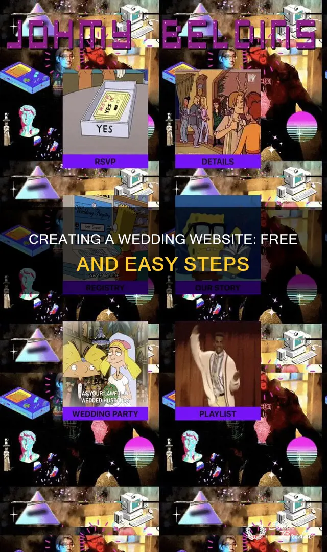 how to make a free wedding website