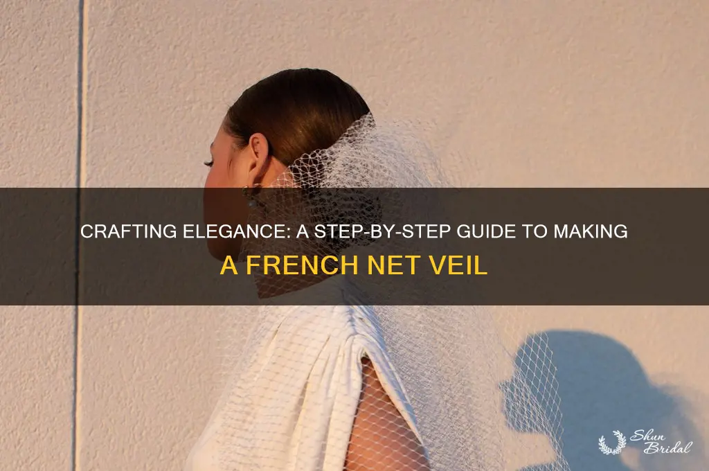 how to make a french net face veil