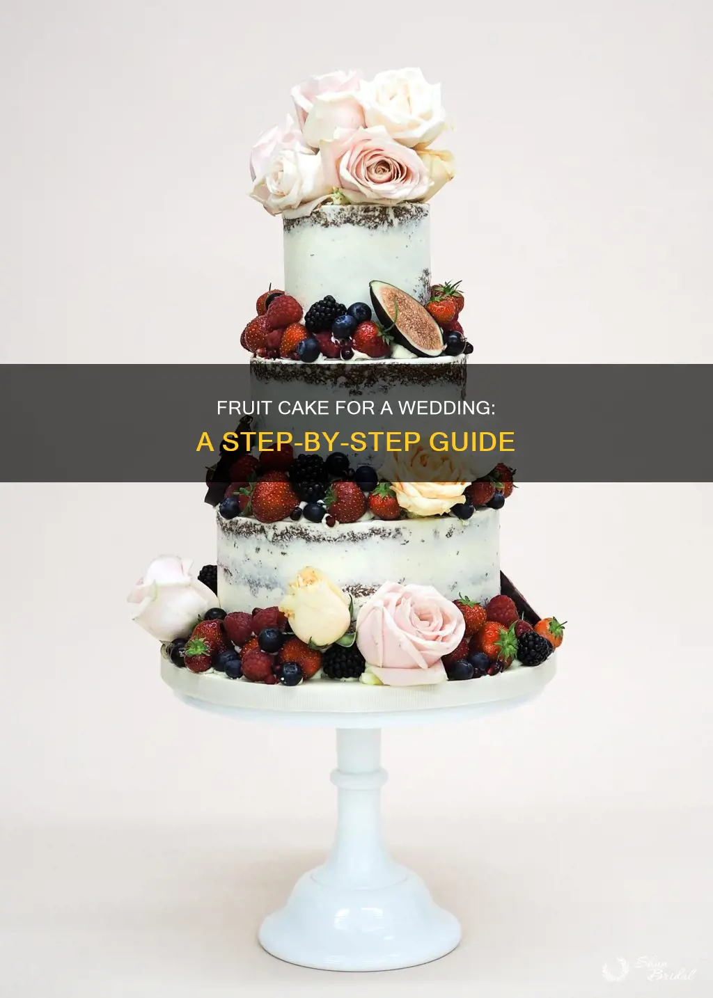 how to make a fruit cake for a wedding